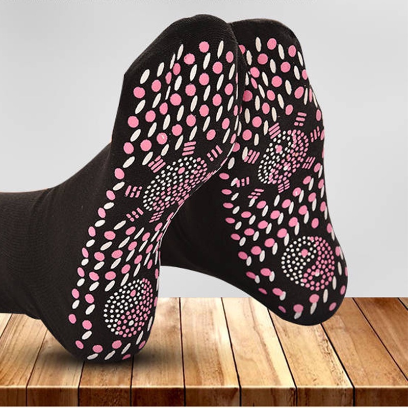 1 Đôi Vớ Tự Sưởi Ấm / Mát Xa Chân Thoải Mái Thoáng Khí