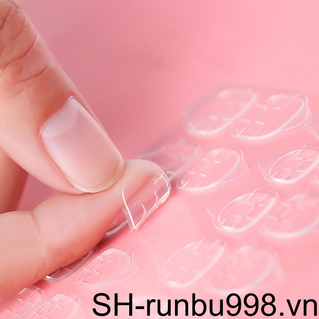 Set 1 / 2 / 3 / 5 / 24 Miếng Dán Hai Mặt Trang Trí Móng Tay
