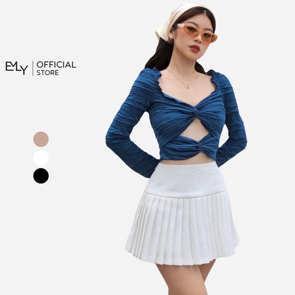 Chân váy dập ly mini Emilyshop