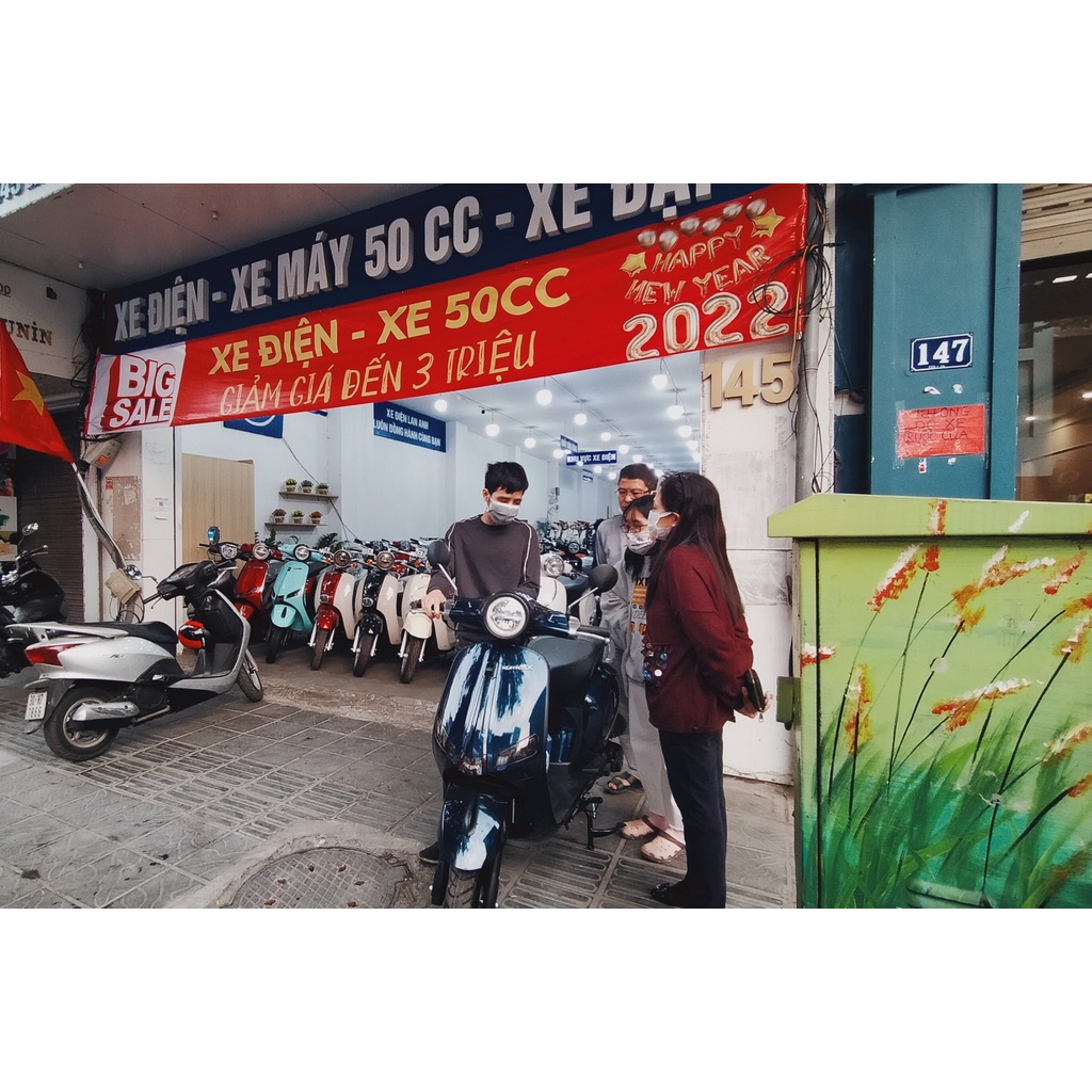 XE MÁY TAY GA 50CC DK ROMA SX II