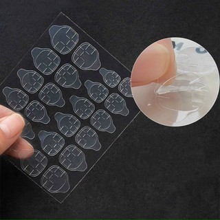 [Sỉ 800đ] Set 10 Vỉ 240 miếng keo dán móng silicon hai mặt