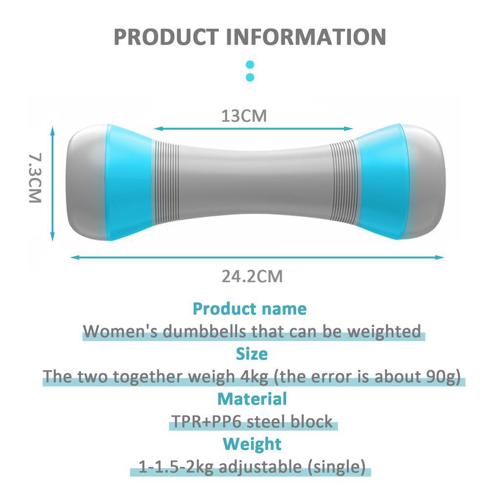 Tạ Tập Thể Thao Tại Nhà Có Thể Điều Chỉnh Tiện Dụng Cho Nữ