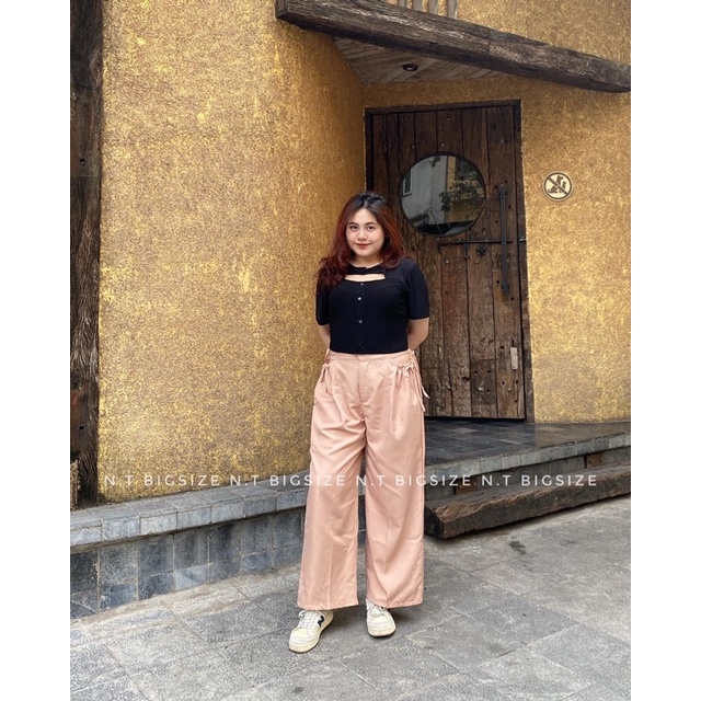 Set áo croptop quần suông