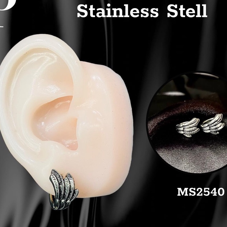 1 CÁI KHUYÊN TAI VÒNG HỌA TIẾT CÁNH