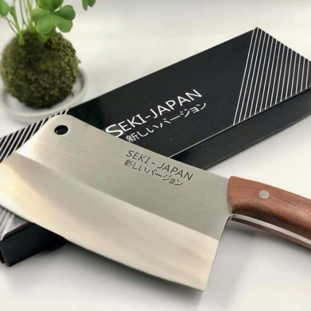 Dao chặt Nhật Bản thép Seki Japan - Dao Chặt Xương, Chặt Thịt Gà Vịt Thái Thịt Thực Phẩm SEKI Nhật Hàng Cao Cấp