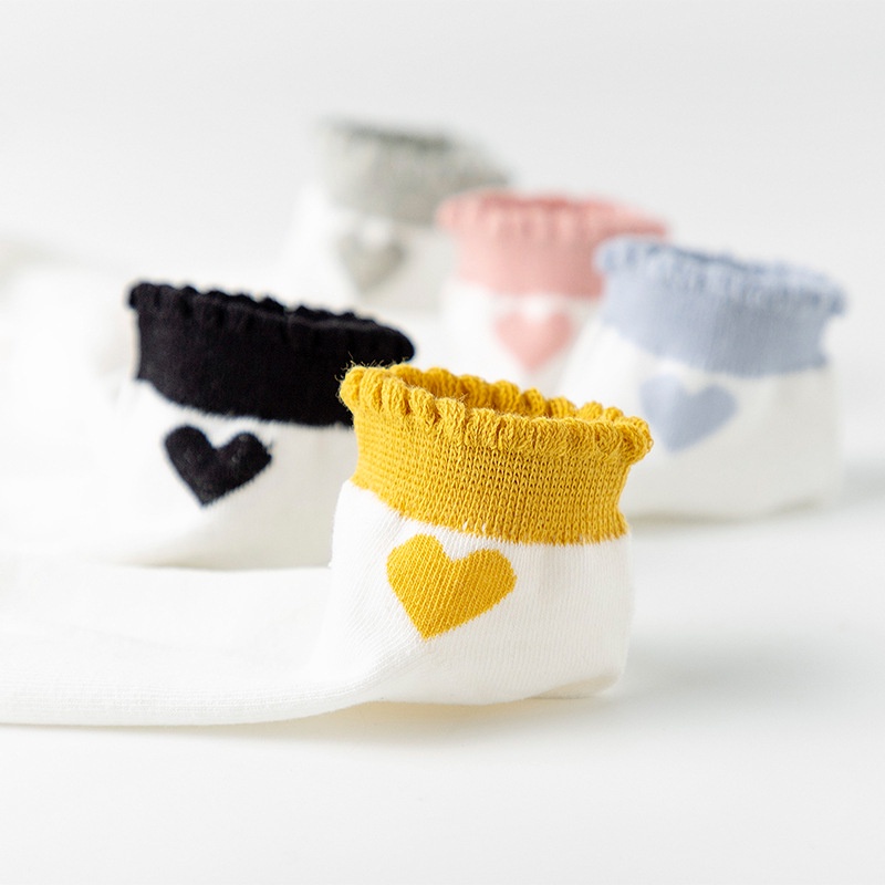 Set 5 Đôi Tất Nữ Cổ Ngắn Họa Tiết Xanh Lá Siêu Xinh , Chất Liệu Cotton Co Giãn Thoải Mái 88347 Shopkhotong vp88