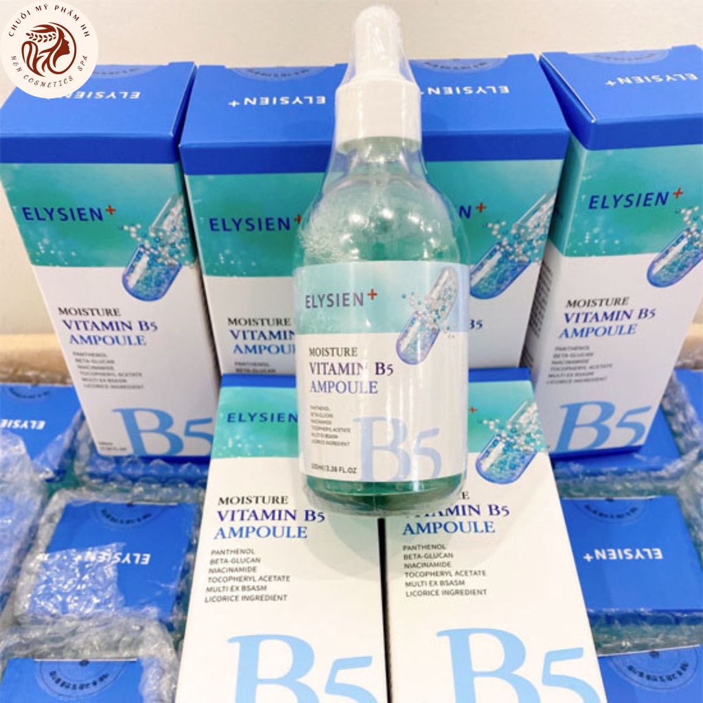 Serum Vitamin B5 Elysien Moisture ampoule , tinh chất dưỡng phục hồi, chăm sóc da nhạy cảm