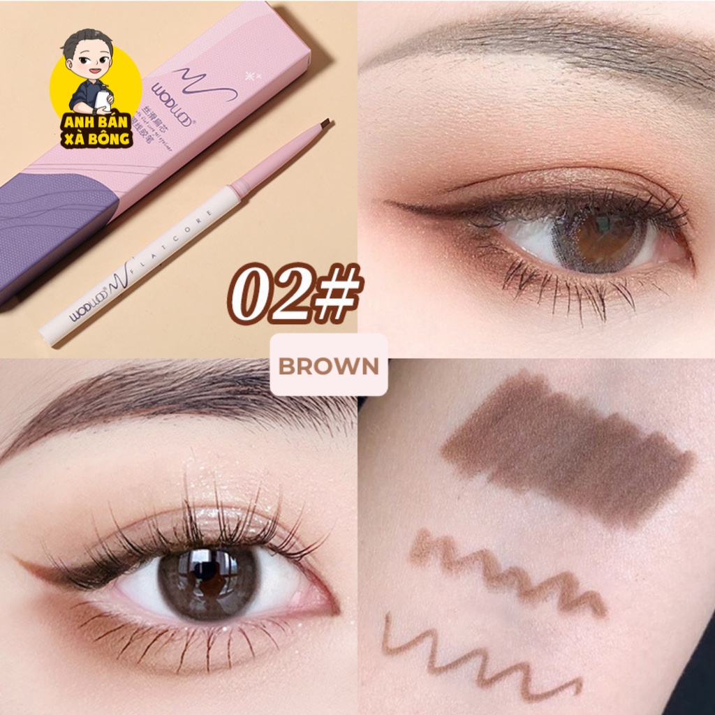 Bút Chì Kẻ Mắt WODWOD Waterproof Crayon Eyeliner W924