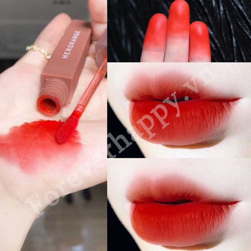 Son Kem Lì HERORANGE Thân Vuông Nội Địa Trung Chính Hãng