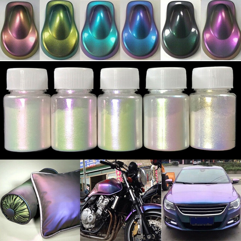 ⚡CÒN HÀNG⚡ 10g Bột Nhẹ Chameleon Dragon Ball Bột Ngọc Trai Chameleon Sơn Xe Chameleon Paint Powder Làm đẹp Móng Đồ Thủ Công Trang Trí ô Tô