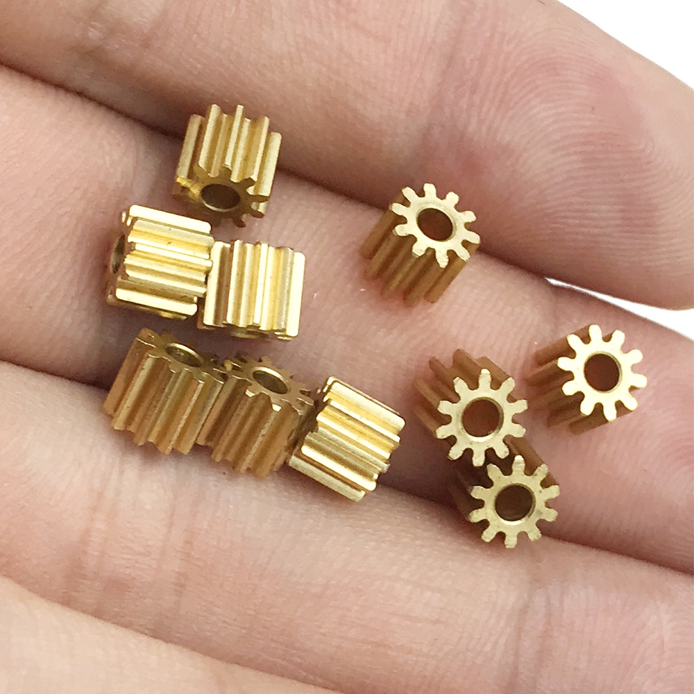 1 Bánh Răng Đồng 0.5M 7T 8T 9T 10T 11T 12T 13T 16T 1mm-2.3mm Chất Lượng Cao