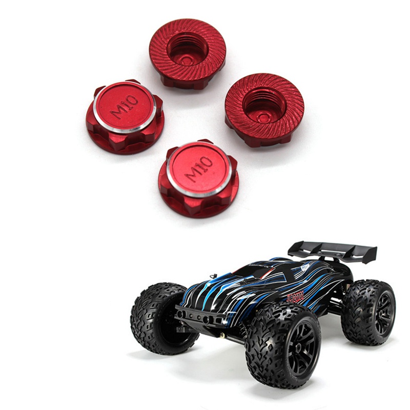 Bộ 4 Đai Ốc Kim Loại 17mm M10 NT002 Cho JLB Racing CHEETAH 11101 21101 J3 Tỉ Lệ 1 / 10