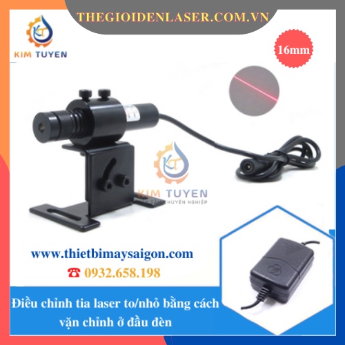 Đèn Laser Cho Máy Cưa Gỗ P16mm 💥 Tia Sáng Đỏ 💥 Điều Chỉnh Được Tia Sáng Laser Theo Kích Thước Mong Muốn