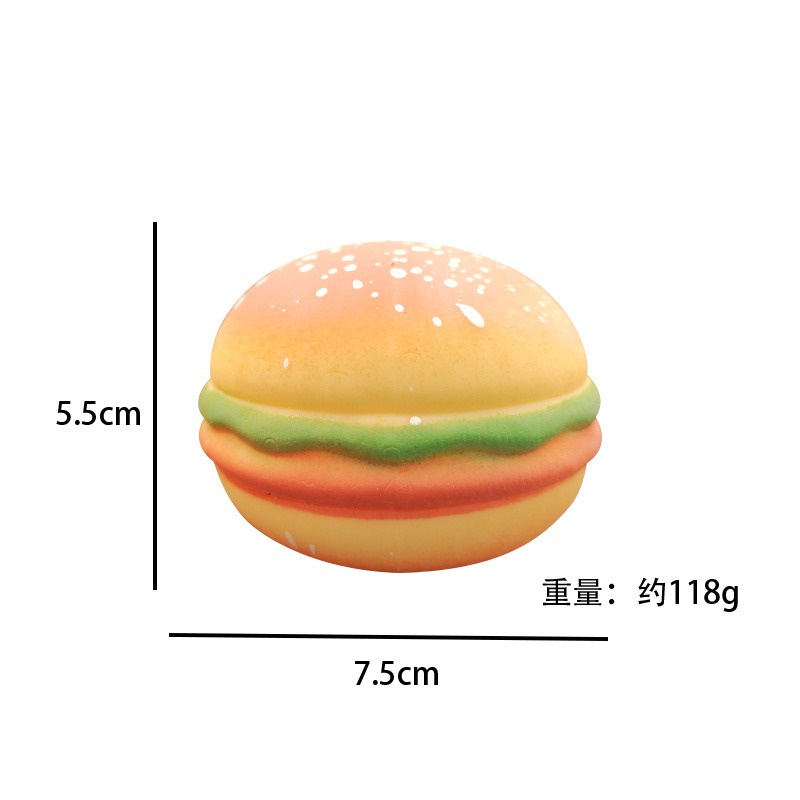 Squishy Mochi hình bánh humberger