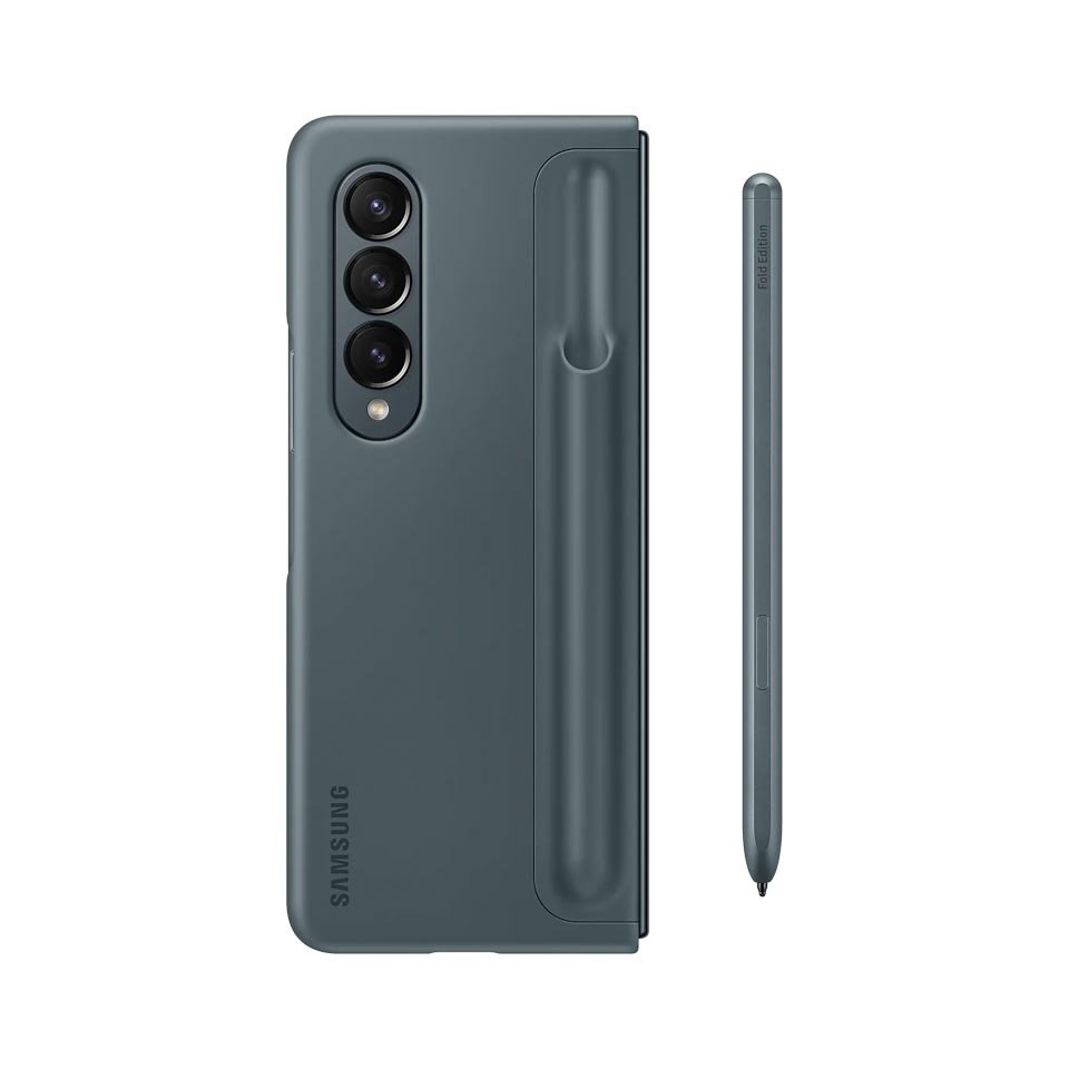 Ốp lưng Standing Cover With Pen Samsung Galaxy Z Fold 4 có bút S Pen kèm chân dựng - Hàng chính hãng