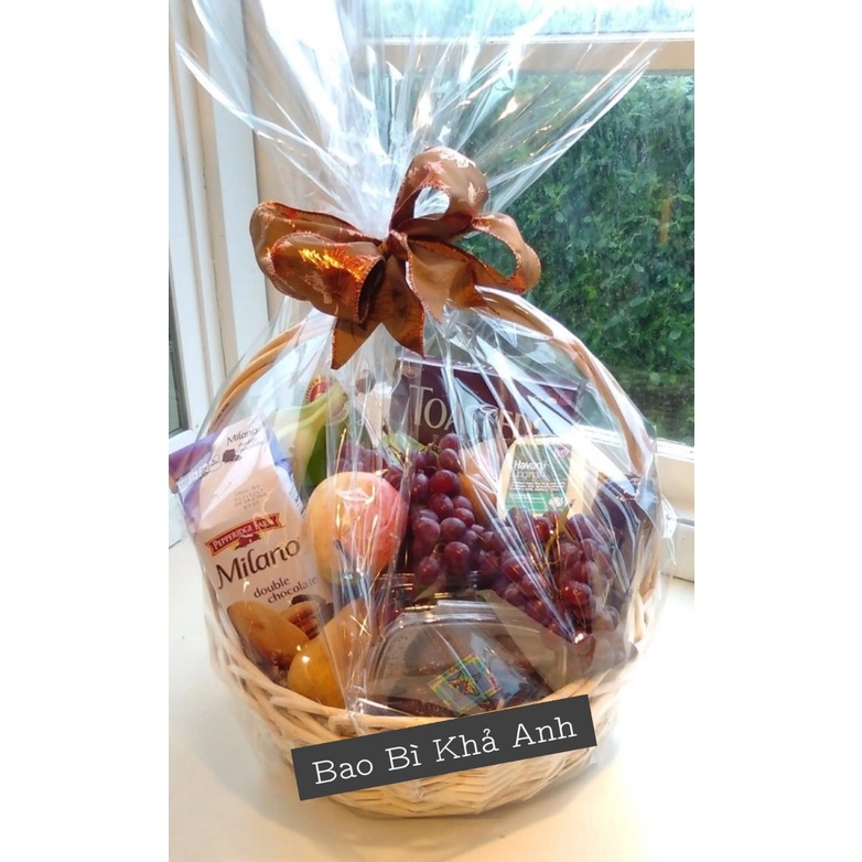 Túi Giấy Kiếng Túi Gói quà TẾT 2023 dạng túi Hoa văn -Chấm Bi - Trong Suốt Size 30x40 40x60 50x70 60x80 70x100 80x120cm