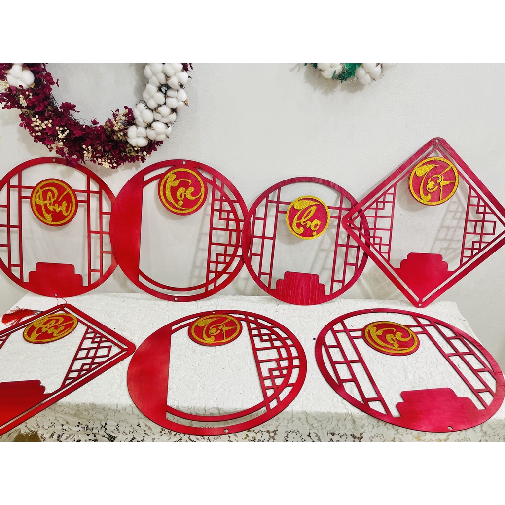 Vòng treo Tết decor, Vòng trang trí xuân 2023