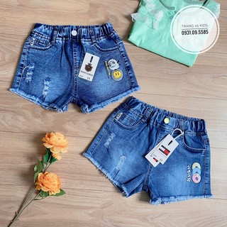 Quần đùi jean bé gái 16kg-45kg, jean cao cấp,  form co giãn, thoải mái, cho bé  - Trang 25 Kids -K155new
