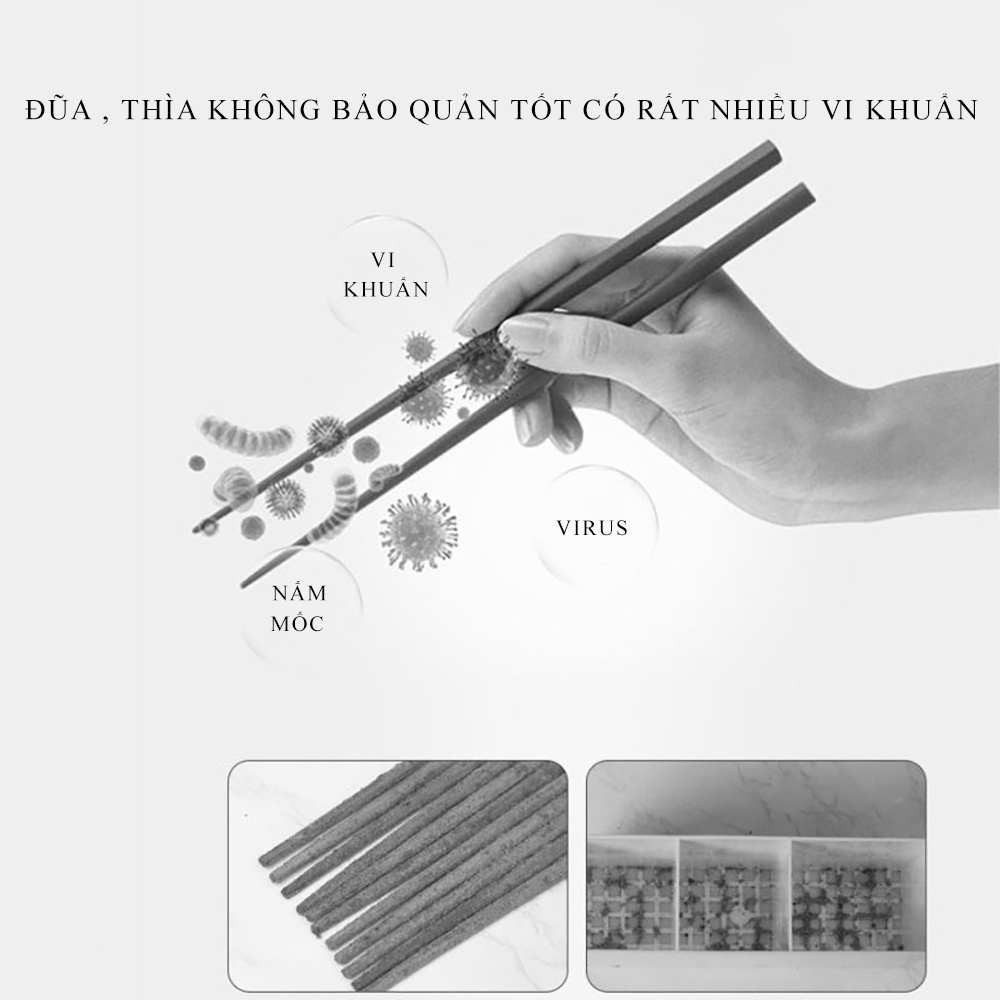 Máy Sấy Đũa, Máy Khử Khuẩn Đũa Thìa Bằng Tia UV Cao Cấp