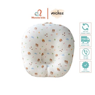 Gối chống trào ngược Mochee Muslin cho bé vải xô 70x70cm - Monnie Kids