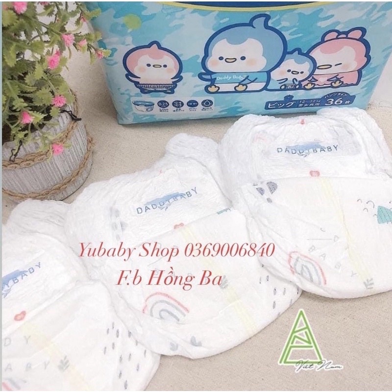 ( Tách bịch miếng lẻ ) Bỉm thử quần Daddy Baby chim cánh cụt xuất Nhật Bản siêu xịn M1/L1/XL1/XXL1