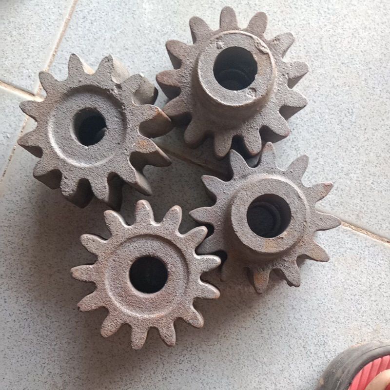Bánh răng nhông cối trộn bê tông 13 răng dùng cho cối 1/2 và 3/4 bao