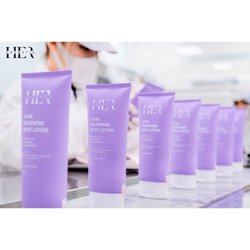 Kem Skin Renewing Body Lotion 200g Tặng Túi Tắm Trắng 50gr