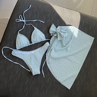 Bikini 2 mảnh tam giác kèm khăn quấn