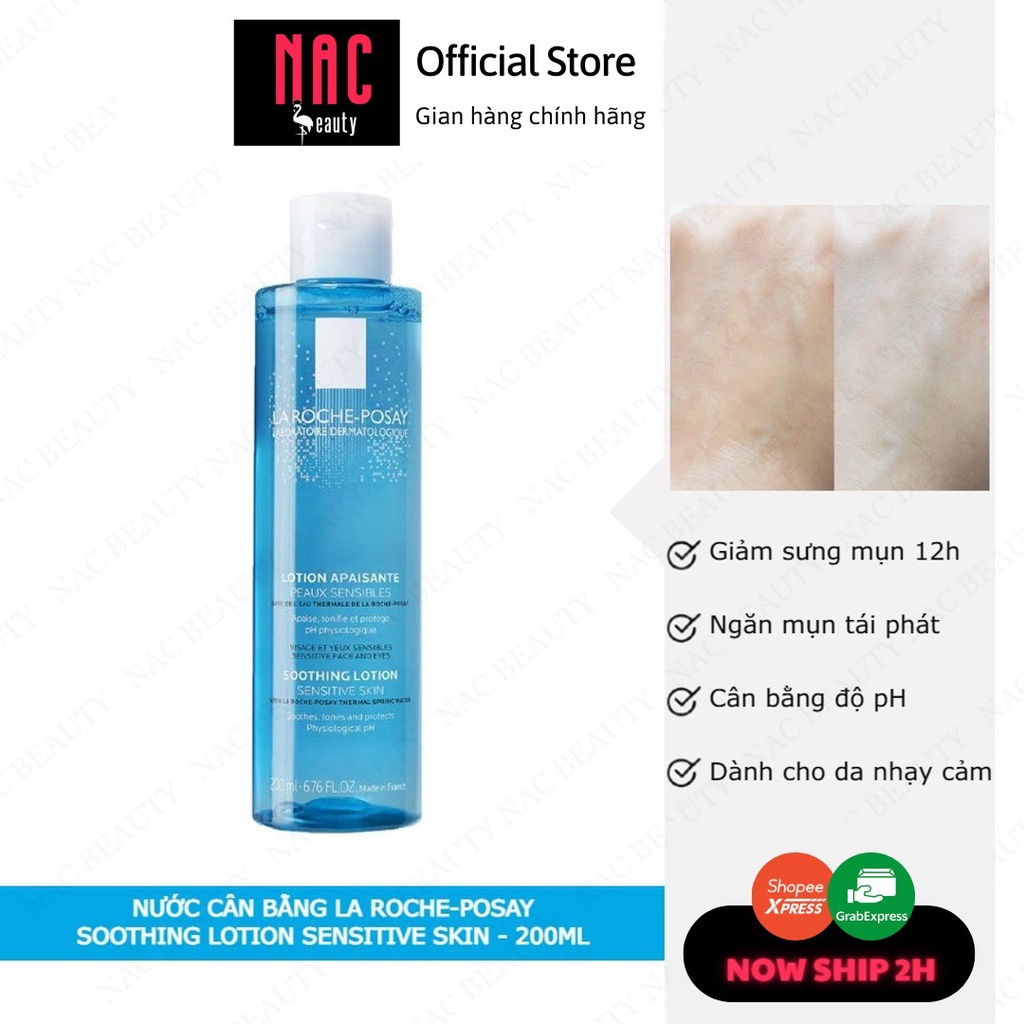 Nước Cân Bằng La Roche-Posay Dành Cho Da Nhạy Cảm Soothing Lotion Sensitive Skin 200ml