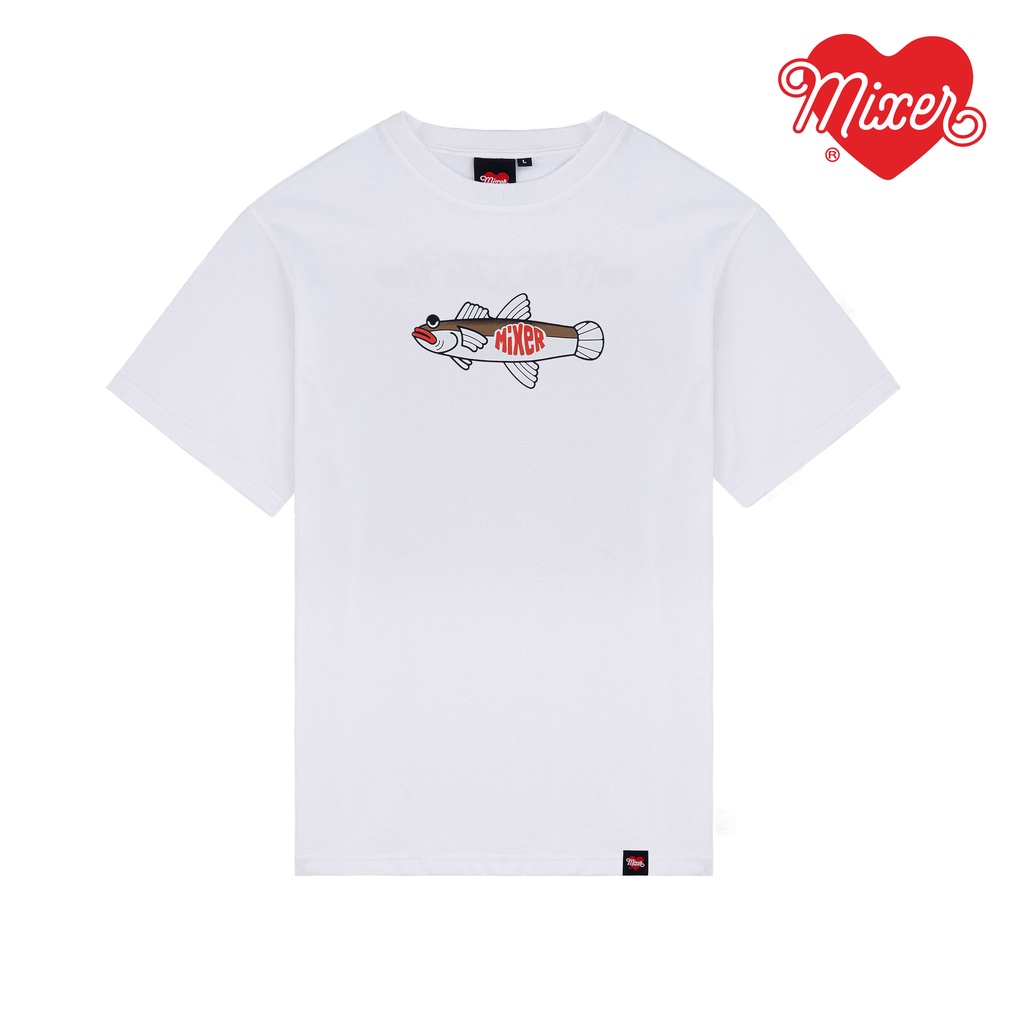 Áo thun con cá MIXER "Goby Tee" nam nữ Unisex dáng rộng vải Cotton 2 chiều cao cấp