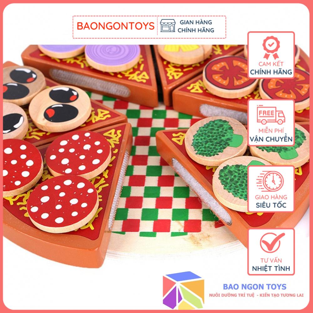 ĐỒ CHƠI NHẬP VAI ĐẦU BẾP - BÉ HỌC LÀM BÁNH PIZZA - BAO NGON TOYS - DG6