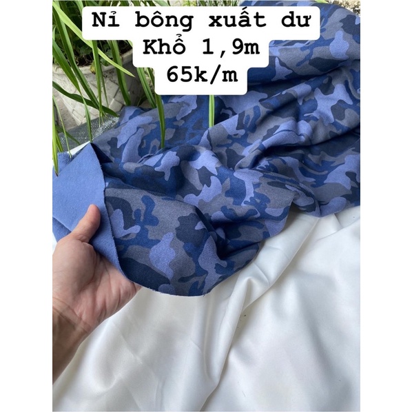 vải nỉ bông rằn ri may bộ gia đình