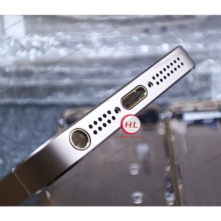 Vỏ 5S Vàng mới zin new.(Đủ khay +Phím)