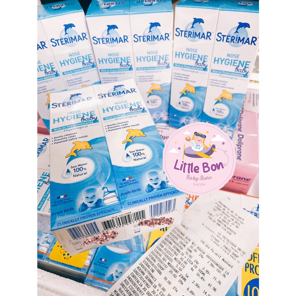 Xịt mũi cá heo Sterimar Pháp  bay air_Date 2025-2026