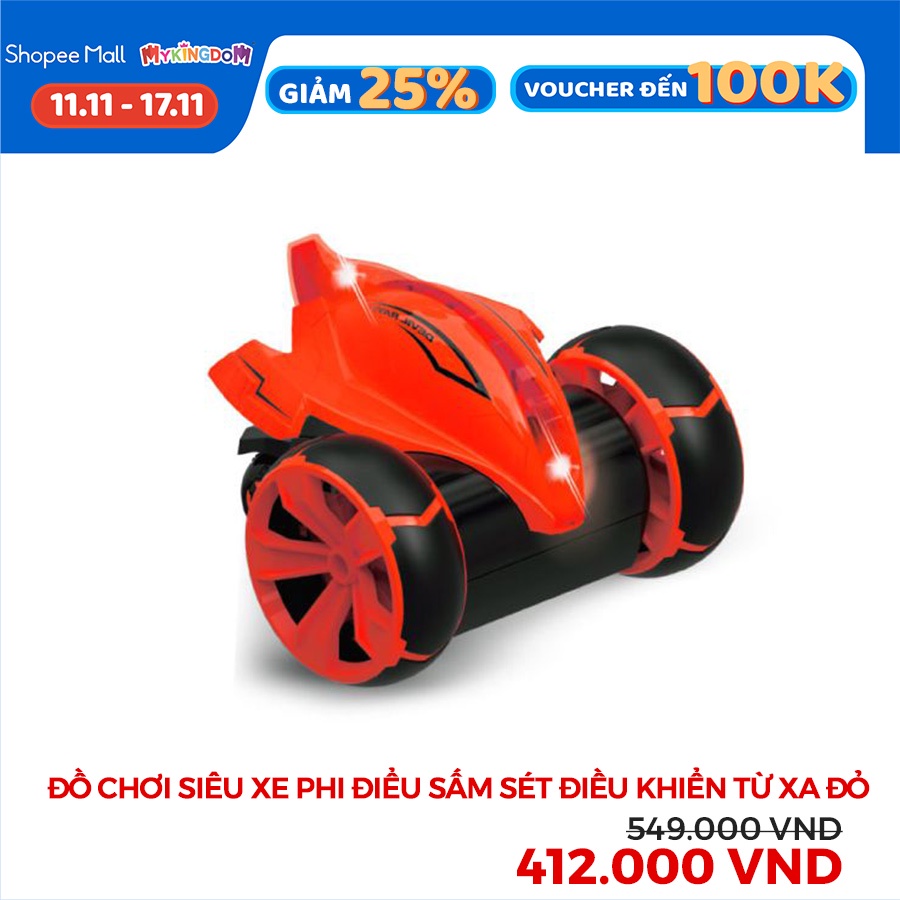 Đồ Chơi VECTO Siêu Xe Phi Điểu Sấm Sét Điều Khiển Từ Xa Đỏ VT612/RED