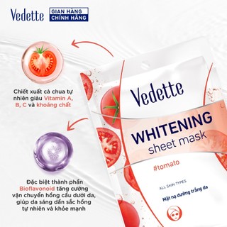 Mặt nạ giấy Vedette Cà chua 22ml