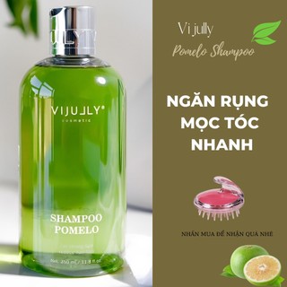 [100% GIẢM RỤNG] Dầu Gội Bưởi Thiên Nhiên Pomelo Shampoo giúp giảm rụng tóc mức độ nhiều, cải thiên mái tóc dài và dày