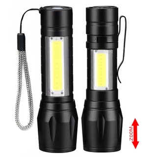 Đèn pin led mini t8 usb chống nước có thể sạc lại cree q5 3 chế độ sáng tiện dụng