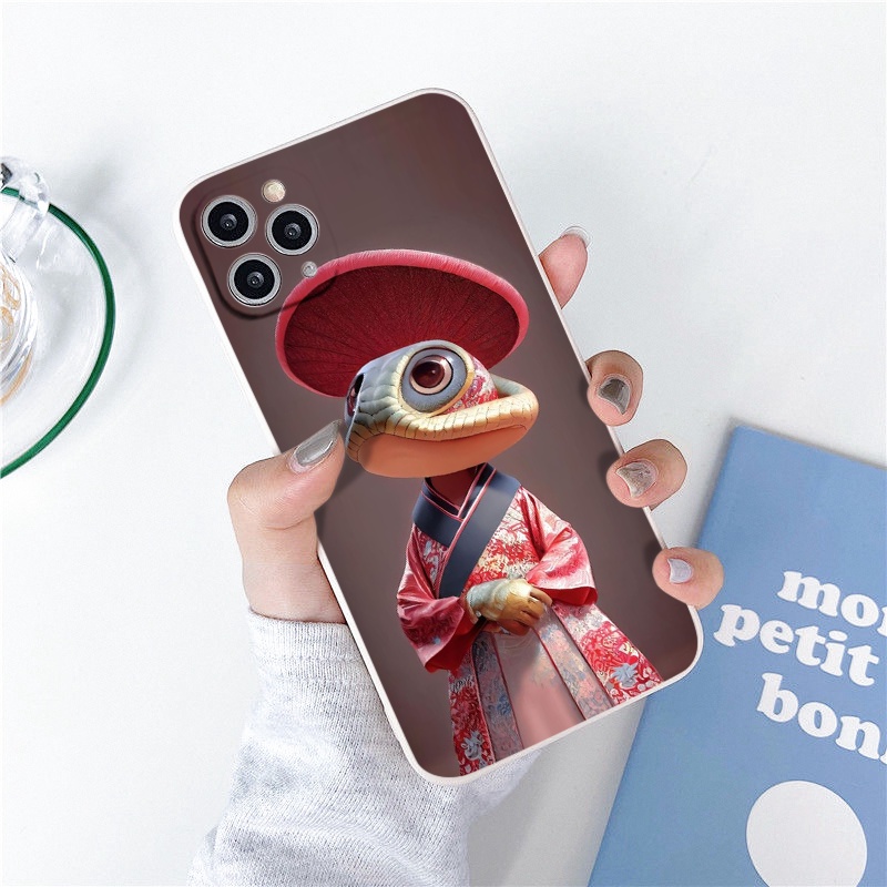 Ốp lưng iphone hình 12 con giáp cực chất dẻo vuông cạnh tuổi Tý Sửu Dần Mão Thìn Tỵ Ngọ Mùi Thân Dậu Tuất Hợi đủ mã 6-14