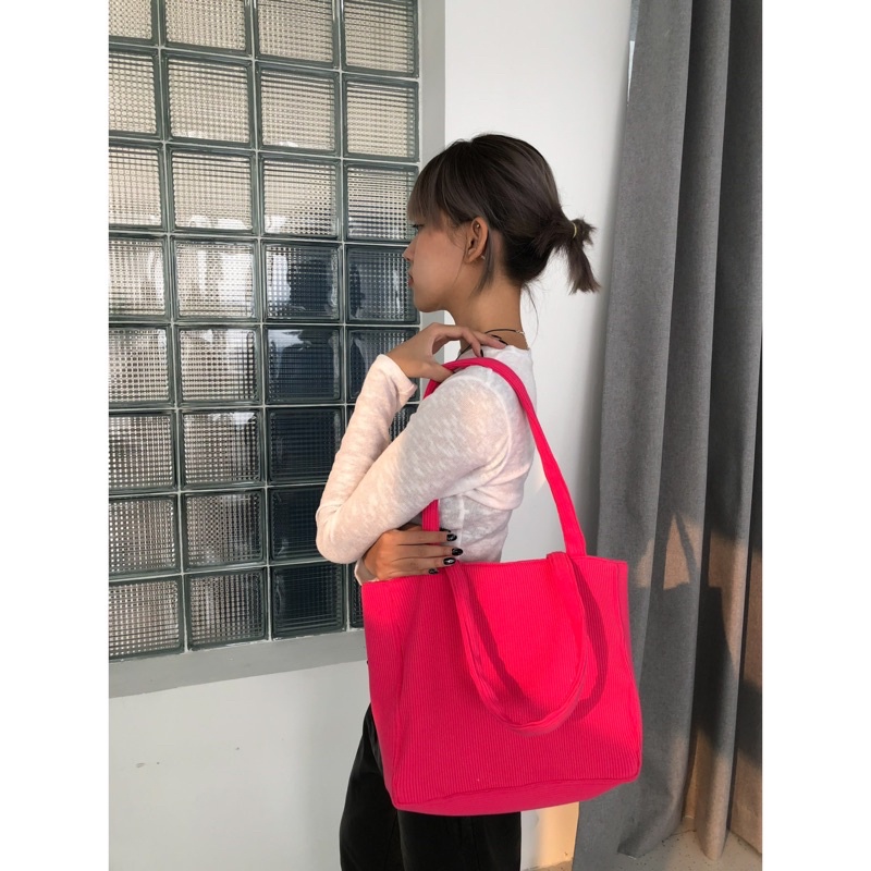 BLOSSOM BAG 2.1 - Túi tote dáng rộng màu hồng rất xinh