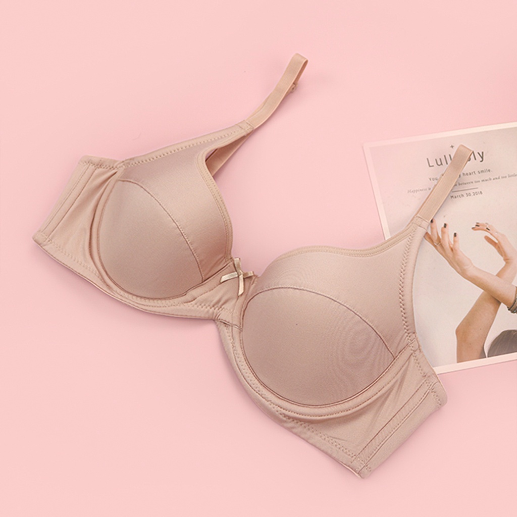 Áo Lót Nữ Trơn Đệm Mỏng Có Gọng Nâng Ngực Luperi LUAL880
