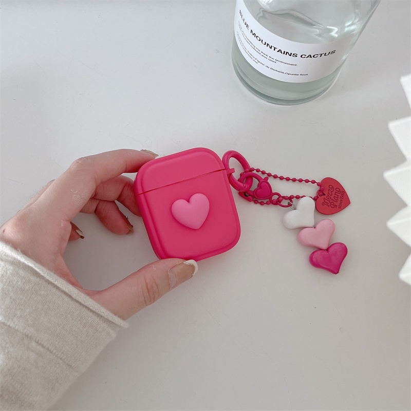 Vỏ Bảo Vệ Hộp Sạc Tai Nghe Bluetooth Không Dây Airpods1 / 2 3 Pro Air Pods Pro 3 Hình Cô Gái Xinh Xắn Ốp