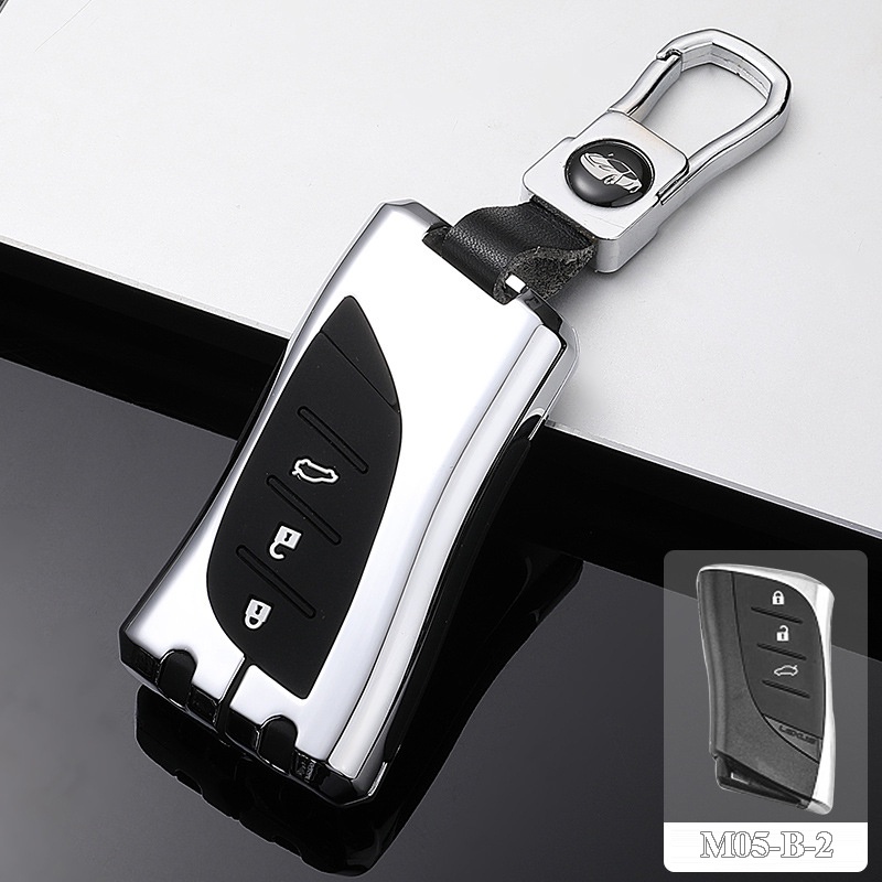 Vỏ ốp khoá xe hơi, Bọc chìa smartkey ô tô Lexus LC500, LS500, ES350, LS500