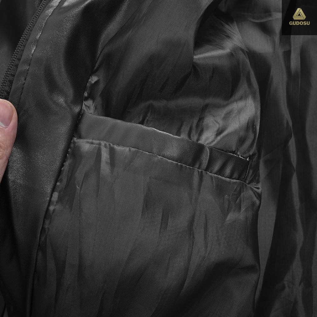 Áo Khoác Da PU dày dặn cao cấp phong cách trẻ trung thời trang 3 màu cơ bản