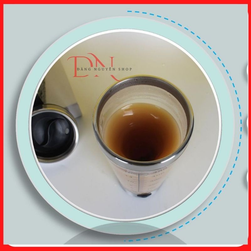 [HOT] Ly Tự Khuấy,Cốc Tự Khuấy Chia ML 400ml Chịu Nhiệt Cao Cấp Thuận Tiện Dùng Khuấy Sữa, Cafe, Lắc Sữa
