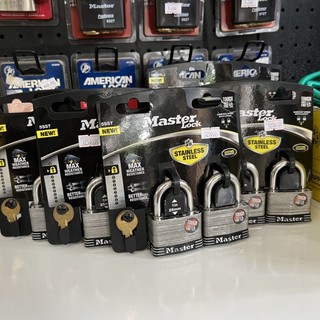 Bộ 2 khóa Master Lock 5SST càng thép dùng chung chìa - MSoft