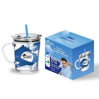 Cốc thủy tinh chịu nhiệt Head & Shoulders - Có nắp tiện lợi