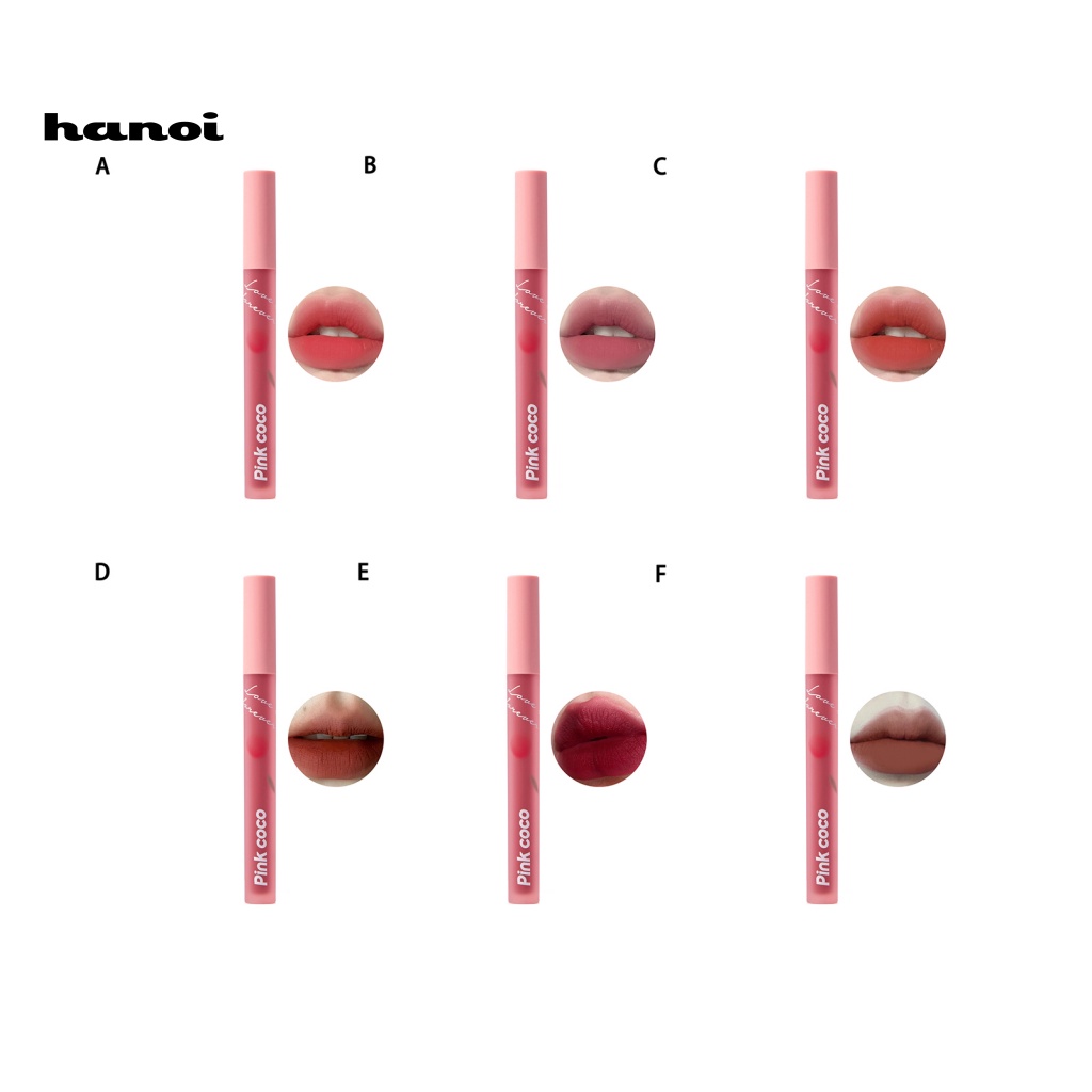 Son Kem 2.5g 6 Màu Tùy Chọn Chống Dính Ly Dành Cho Ngày Valentine