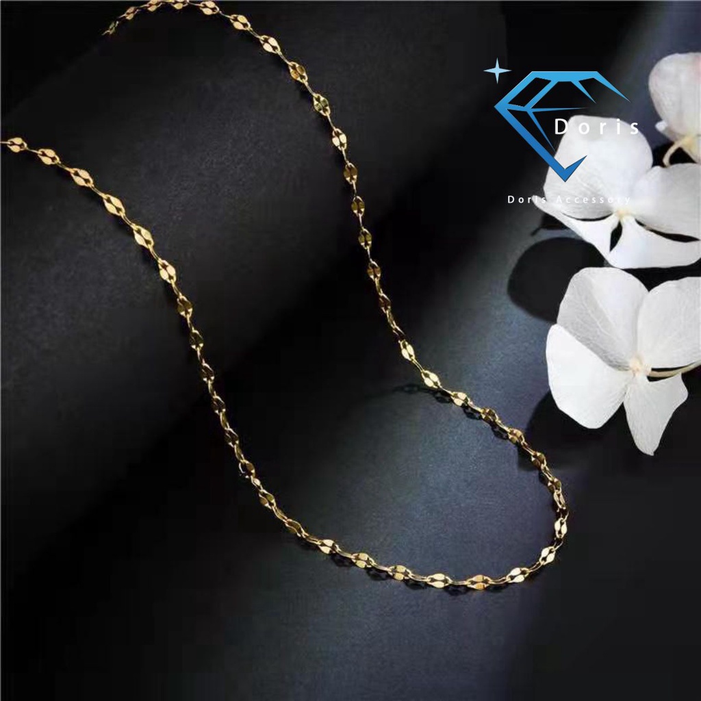 Dây chuyền nữ Doris titan dây trúc Gold / Silver / Rose Gold S10-302A