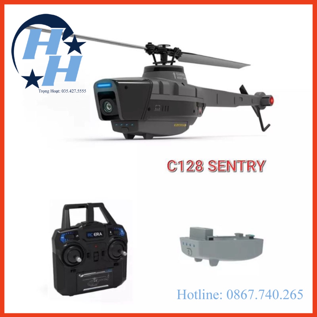 Máy bay điều khiển C128 SENTRI FPV Black Hornet Drone